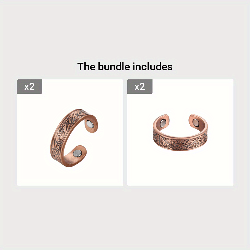 Copper Magnetic Ring - Classic Jewelry Gift For Christmas
